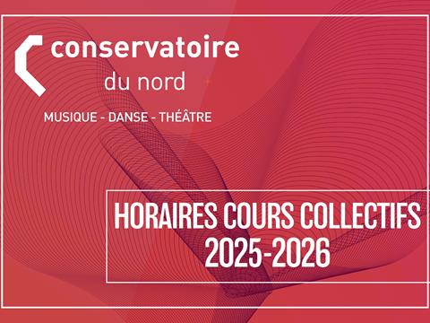 Brochure des horaires collectifs de 2025-2026