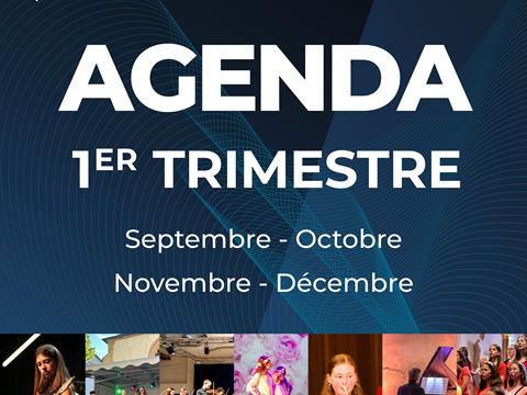 Nouvel agenda 1er trimestre 2025-2026 !