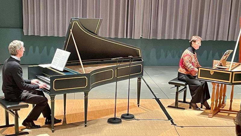 SPOT ON KEYBOARDS: Konzert mit zwei Cembali