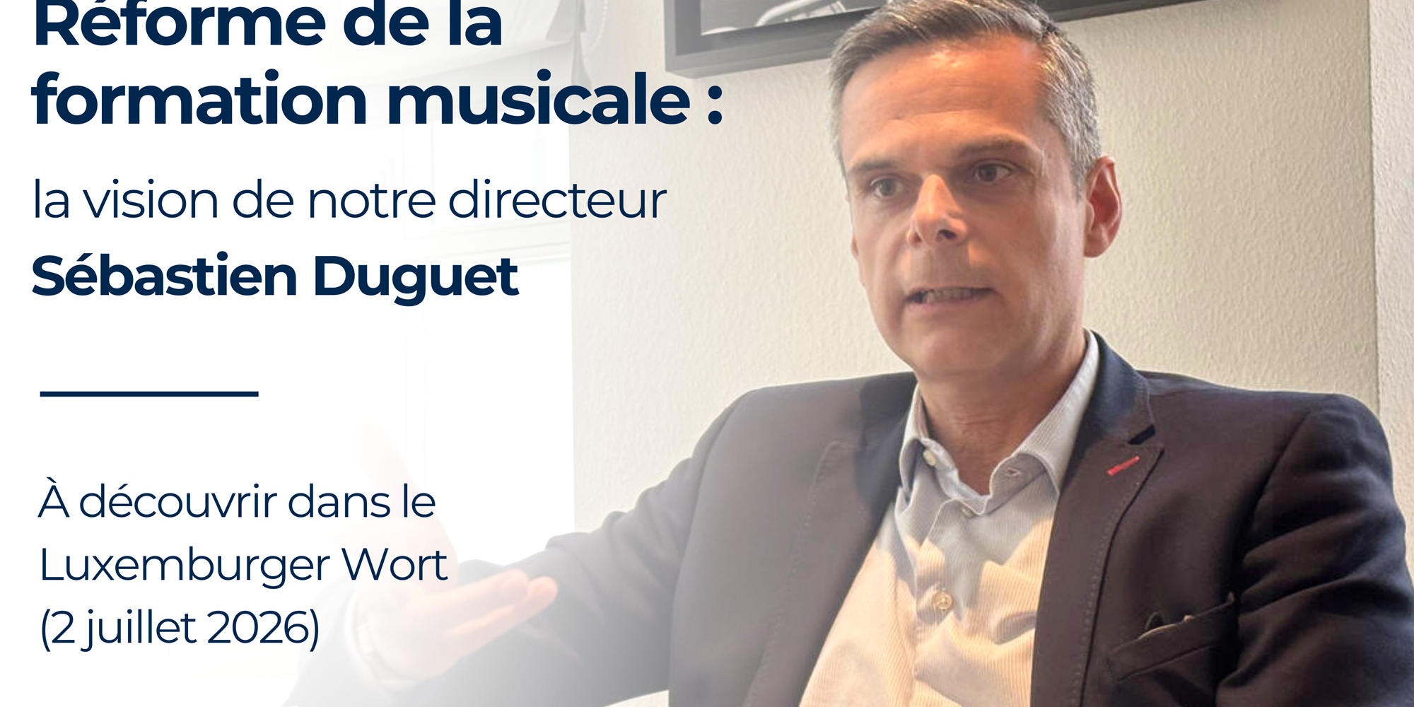 Start of the 2026–2027 academic year: Reform of music education